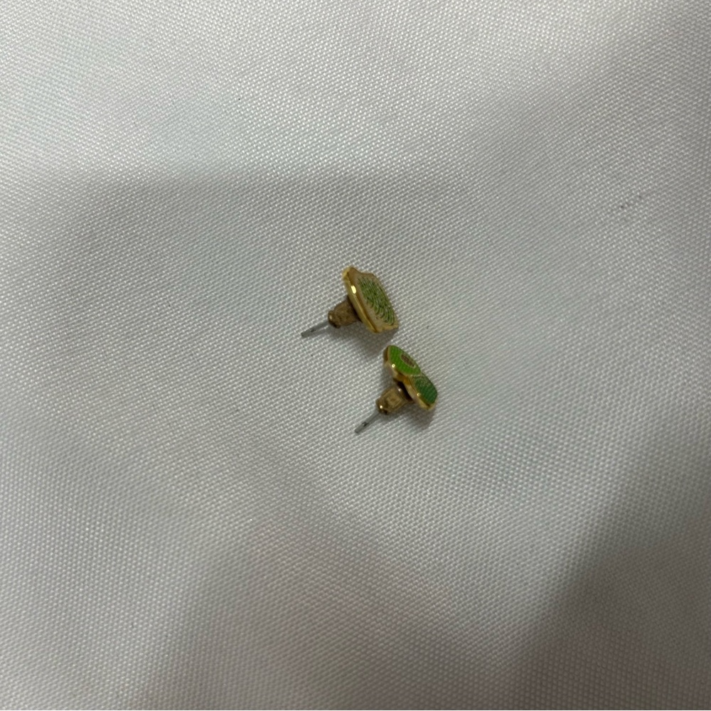 Yellow Owl Workshop | Avocado Toast Earrings 22K Gold Mismatched Women’s Jewelry - Picture 5 of 5